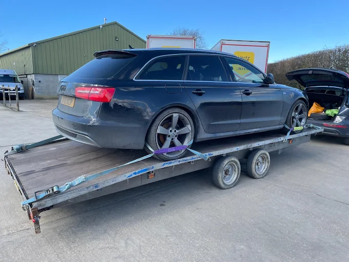 Audi estate collected from a country house